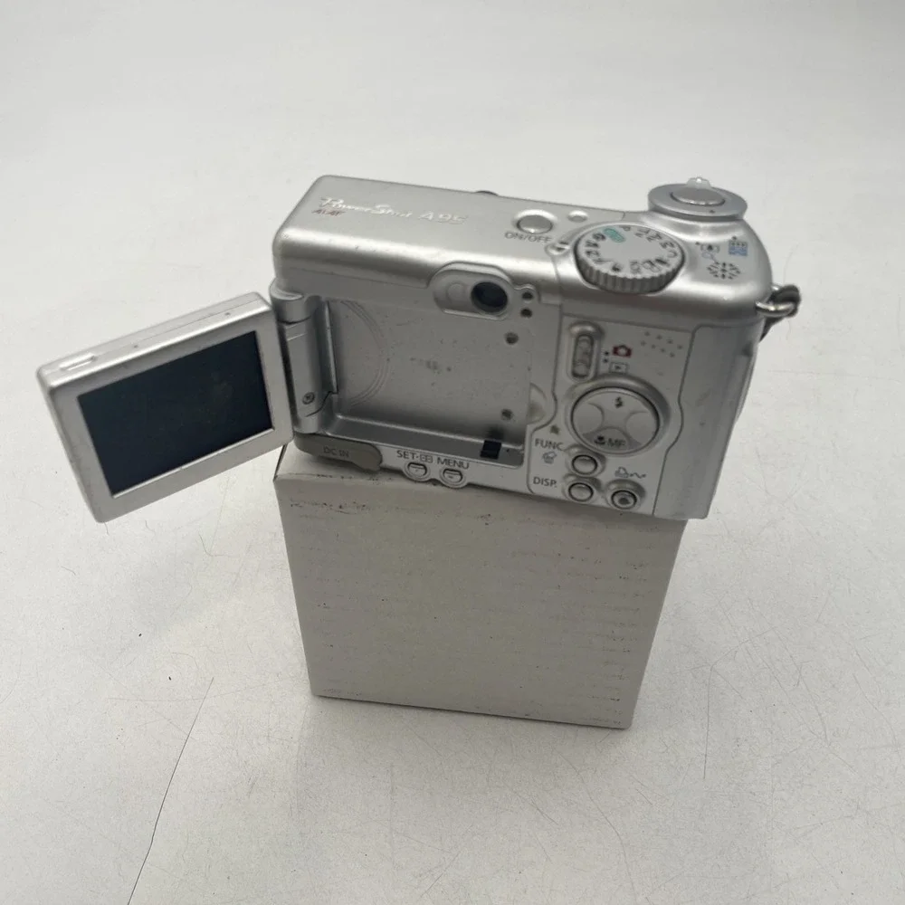 Canon PowerShot A95 5MP Digital Camera 12X Zoom+Battery+Memory Card-TESTED